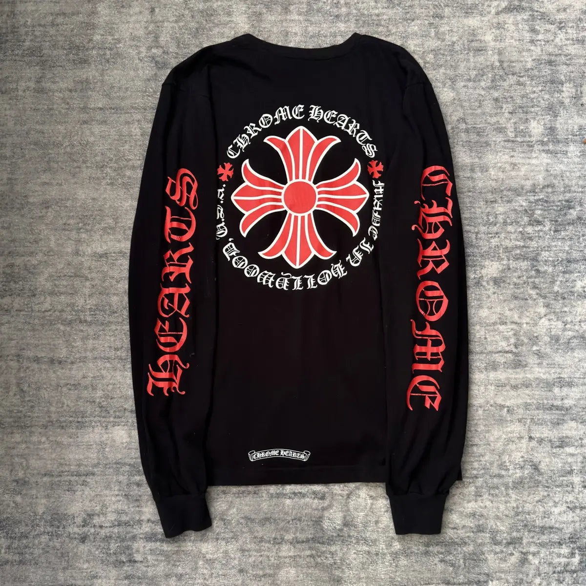 Chrome Hearts Long Sleeve Black Red